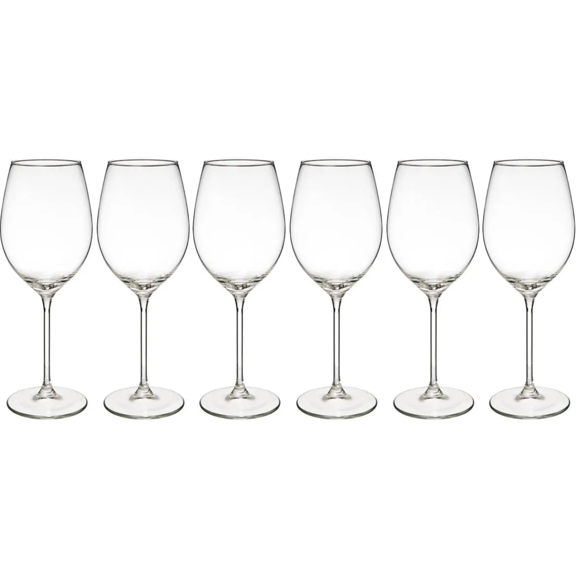 Lot de 6 verres à vin "Lina"