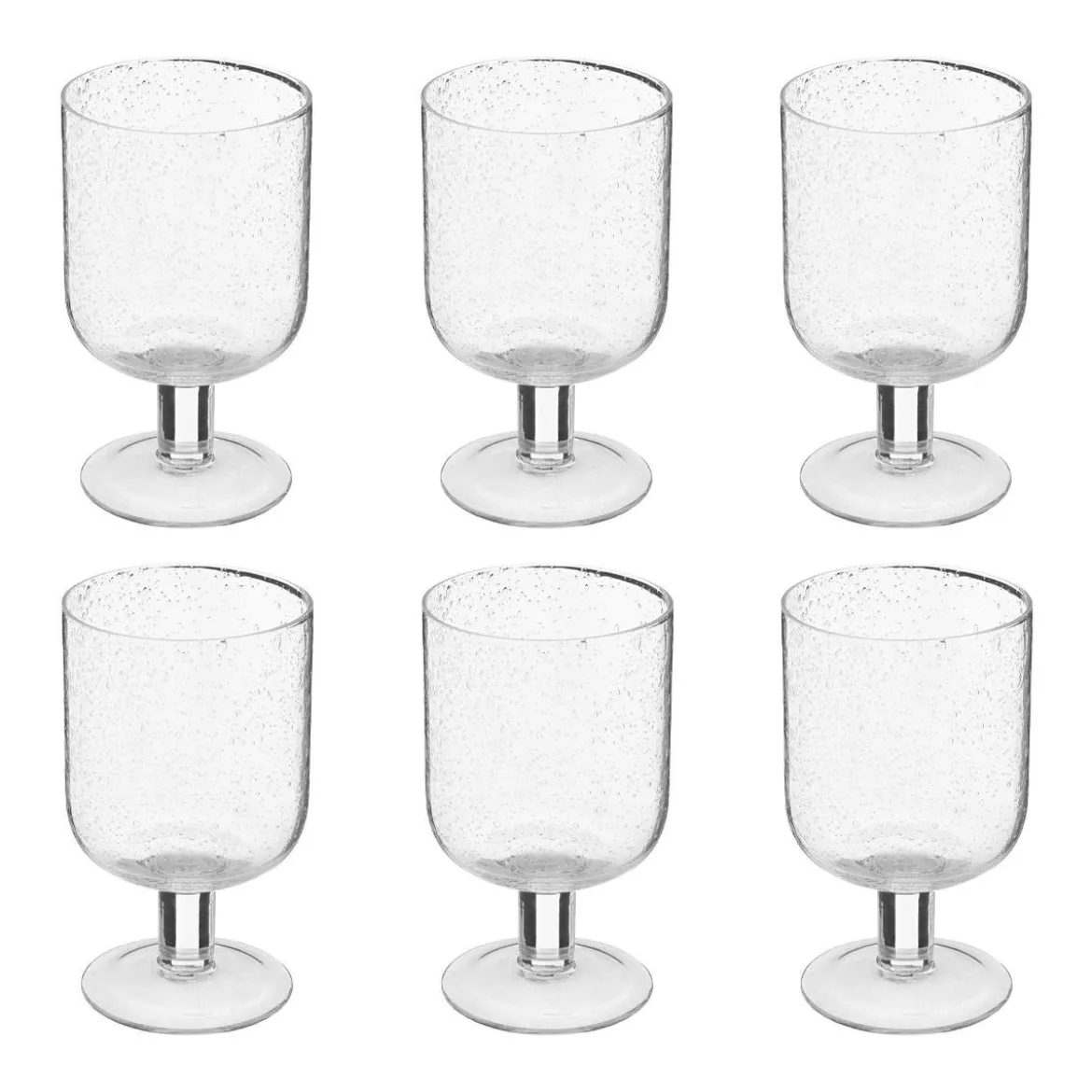 Lot de 6 verres à vin "Naia"