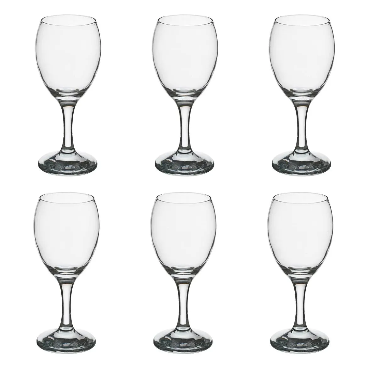 Lot de 6 verres à vin "Paola"