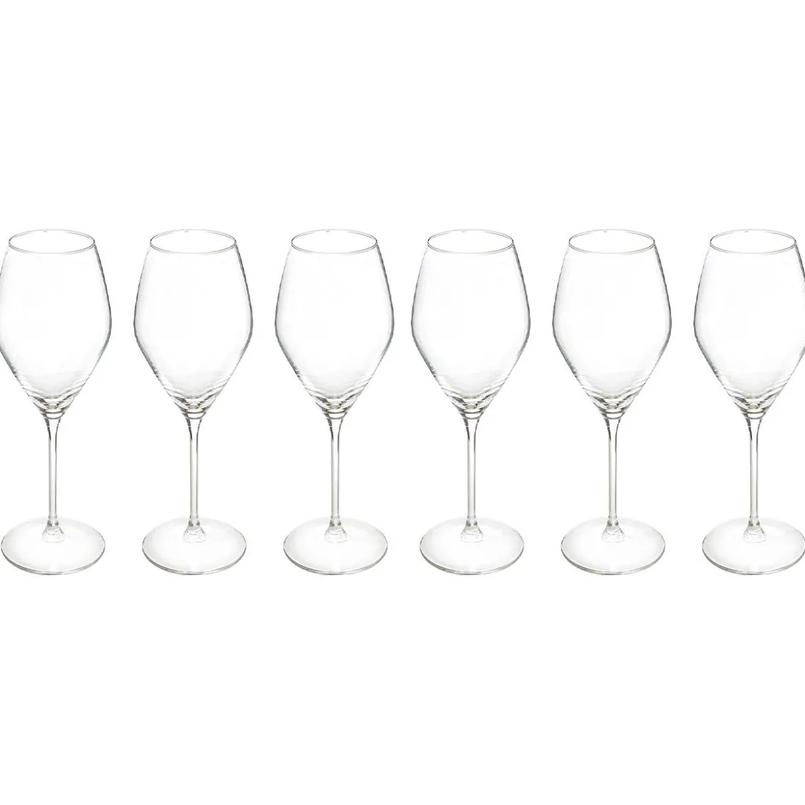 Lot de 6 verres à vin "Silvia"