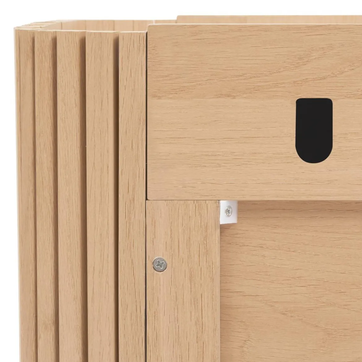 Meuble tv 2 portes 1 niveau "Homelya"