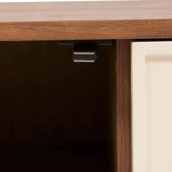 Meuble TV 2 portes 4 étagères