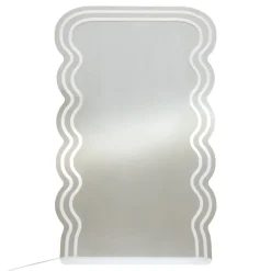 Miroir néon LED "Wavy"