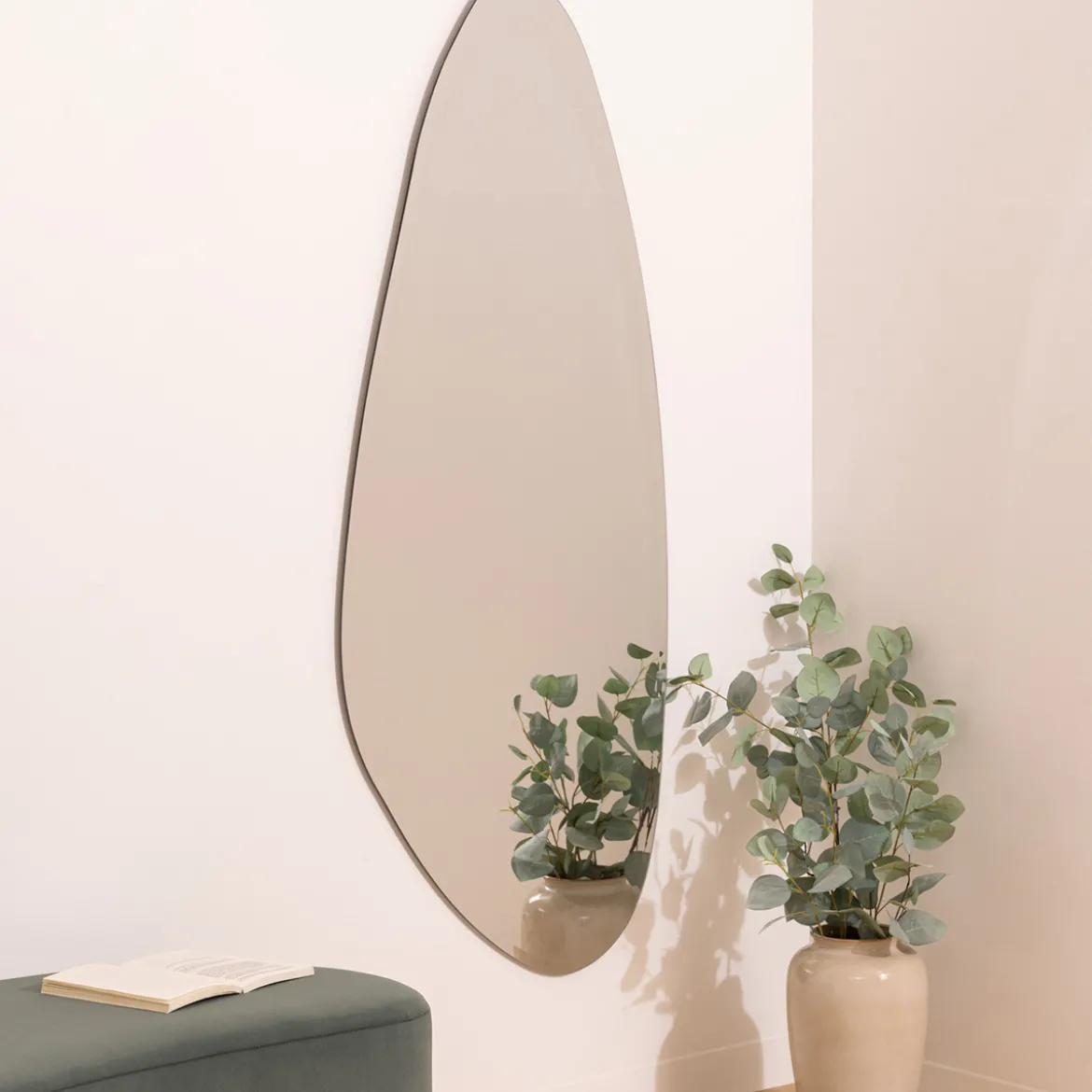 Miroir organique bisauté "Aidan"