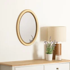 Miroir rond moulure 