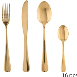 Ménagère 16 pièces "Gold"