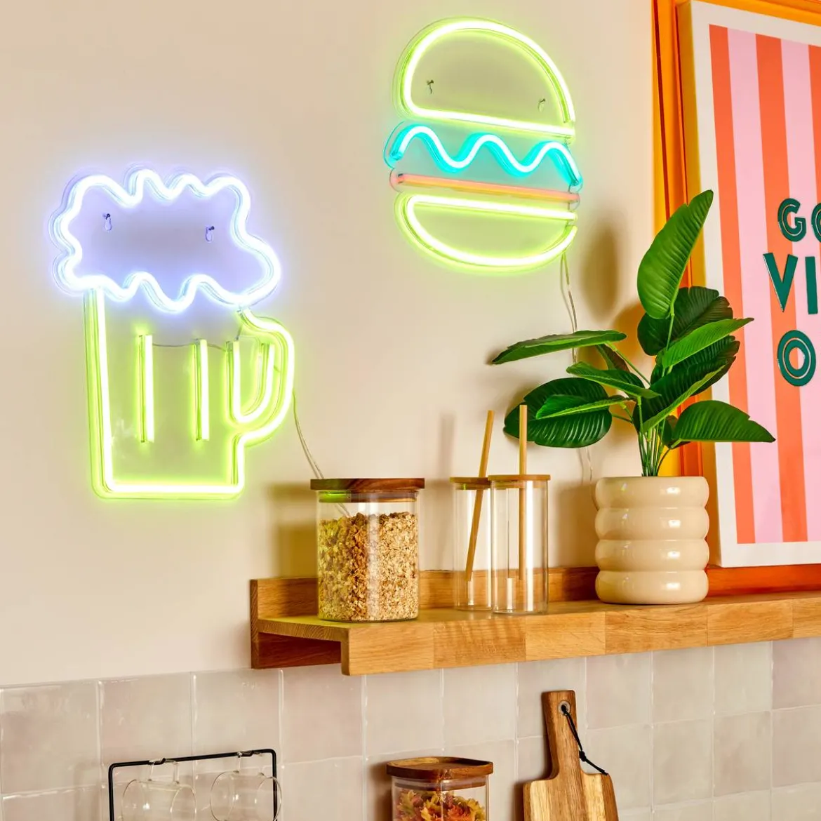 Néon led "Burger"