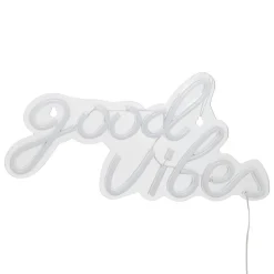 Néon mural LED "Good Vibes"