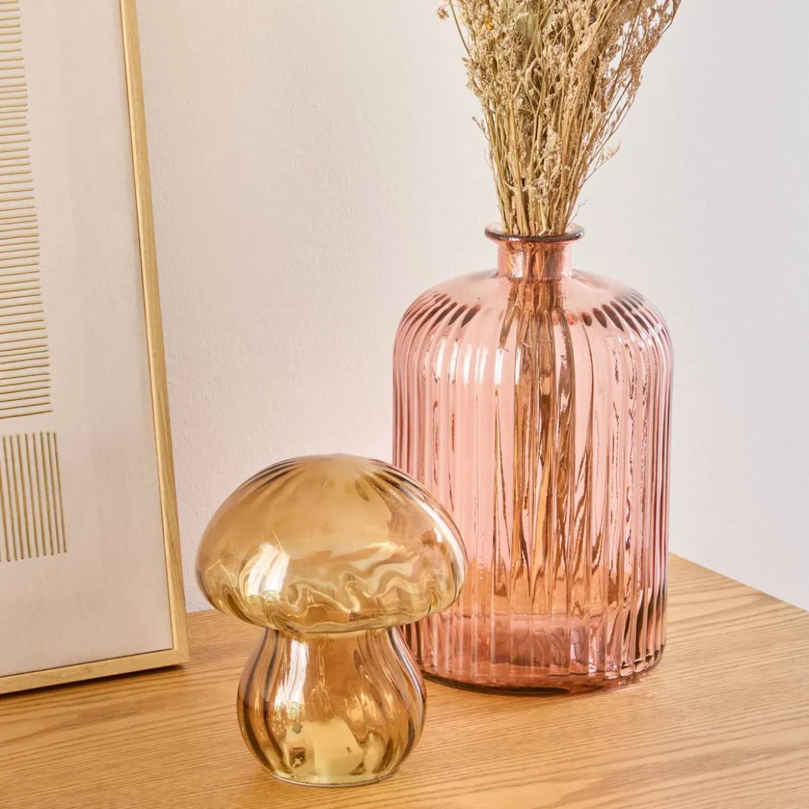 Objet déco champignon "Automne"