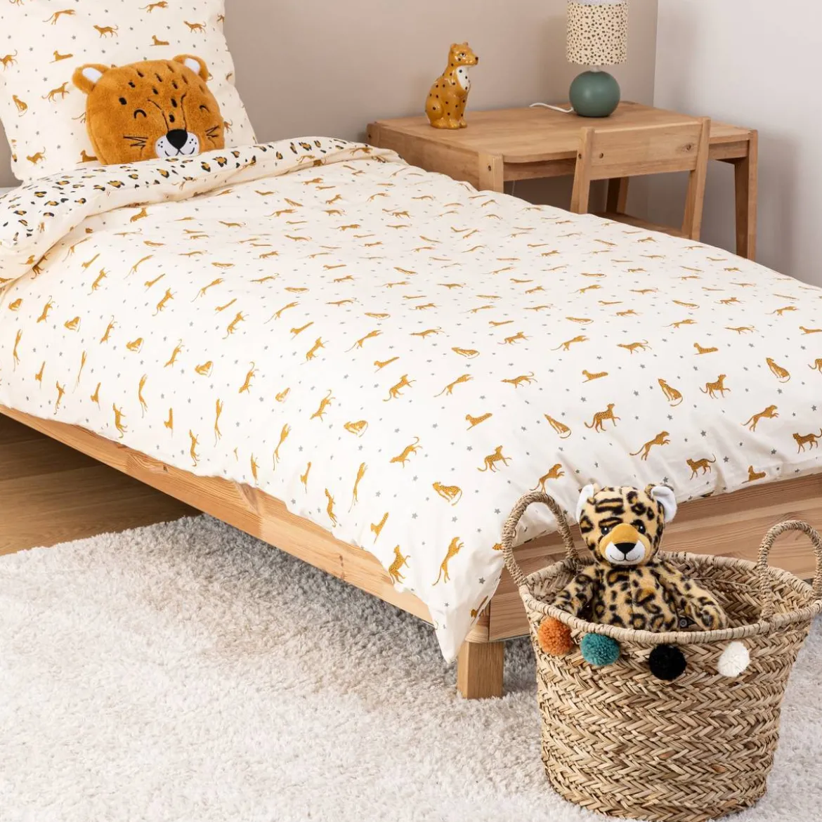 Panier enfant pompons "Livi"