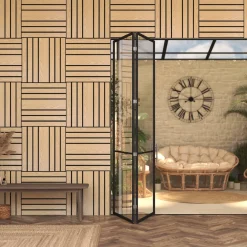 Panneau décoratif tasseaux bois "Colva"