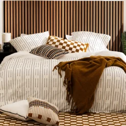 Panneau décoratif tasseaux bois 