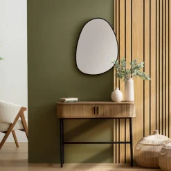 Panneau décoratif tasseaux bois 