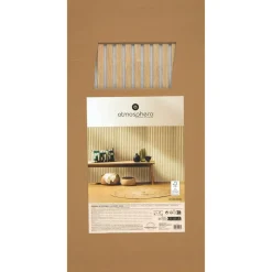Panneau décoratif tasseaux bois