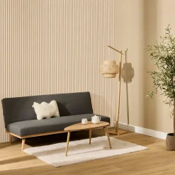 Panneau décoratif tasseaux bois
