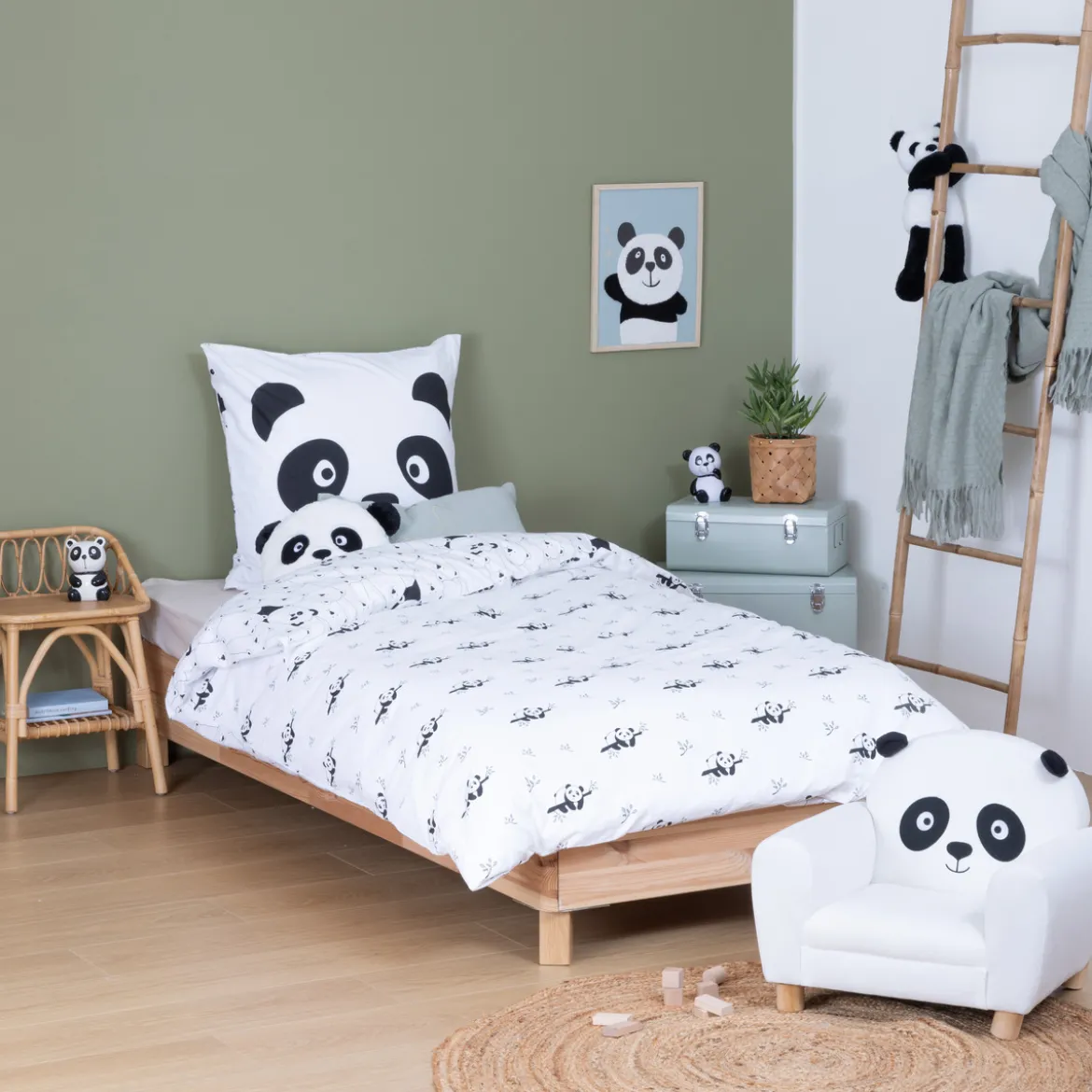Parure de lit 2 pièces enfant Panda "Andy"