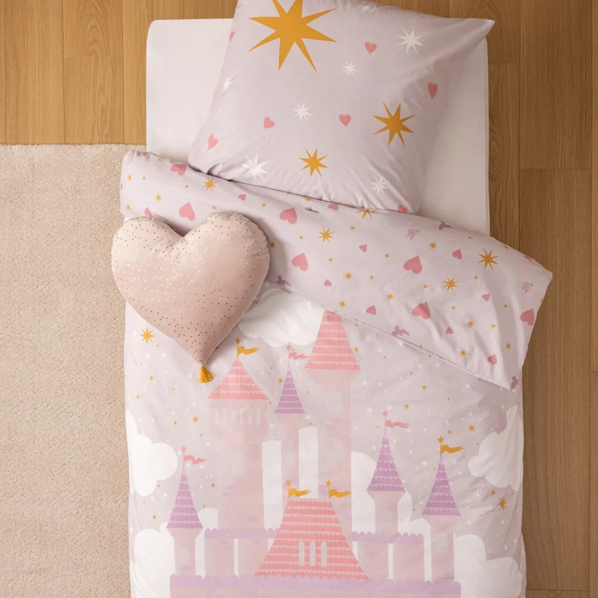 Parure de lit enfant 2 pièces "Château"