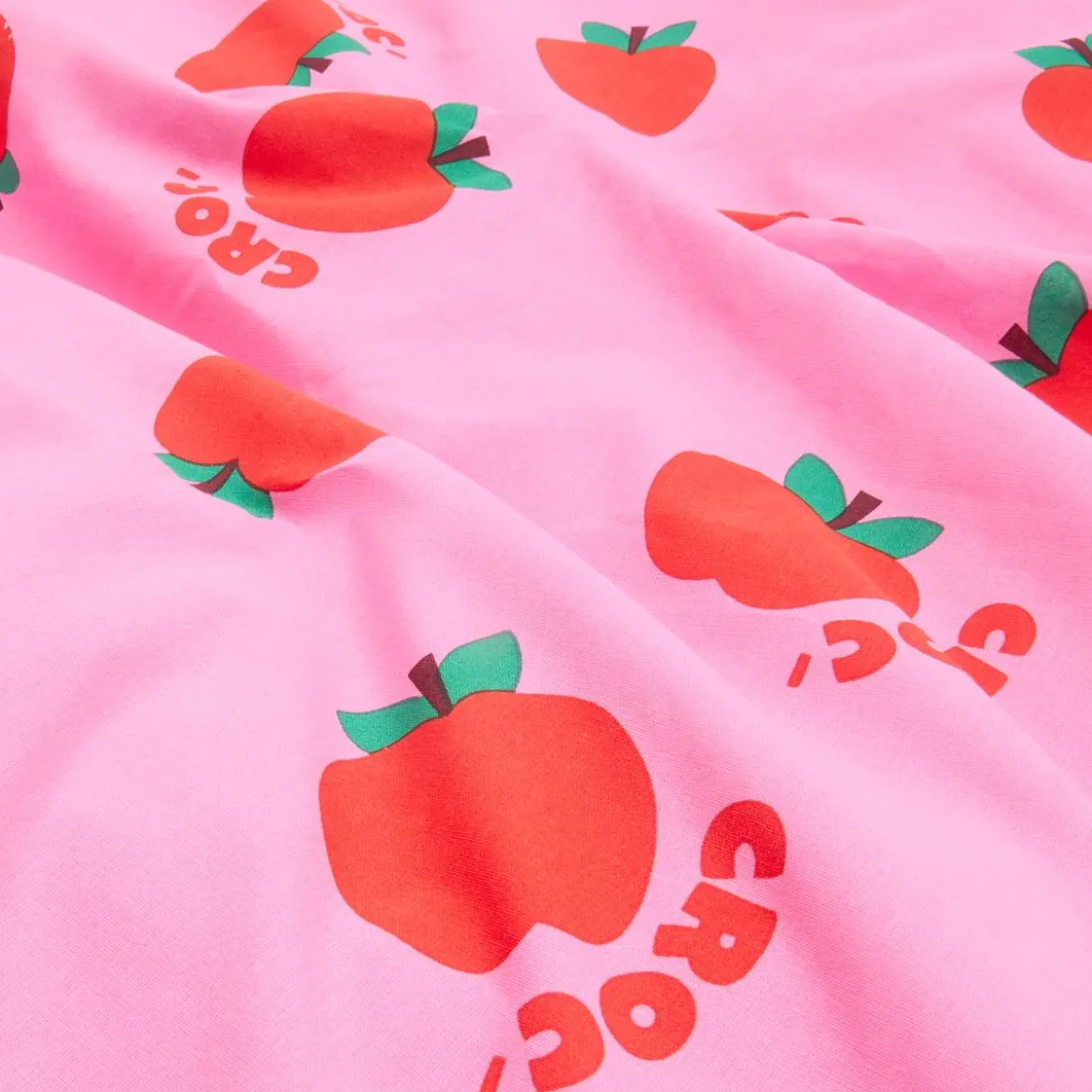 Parure de lit réversible "Pomme d'amour" 200x140 cm