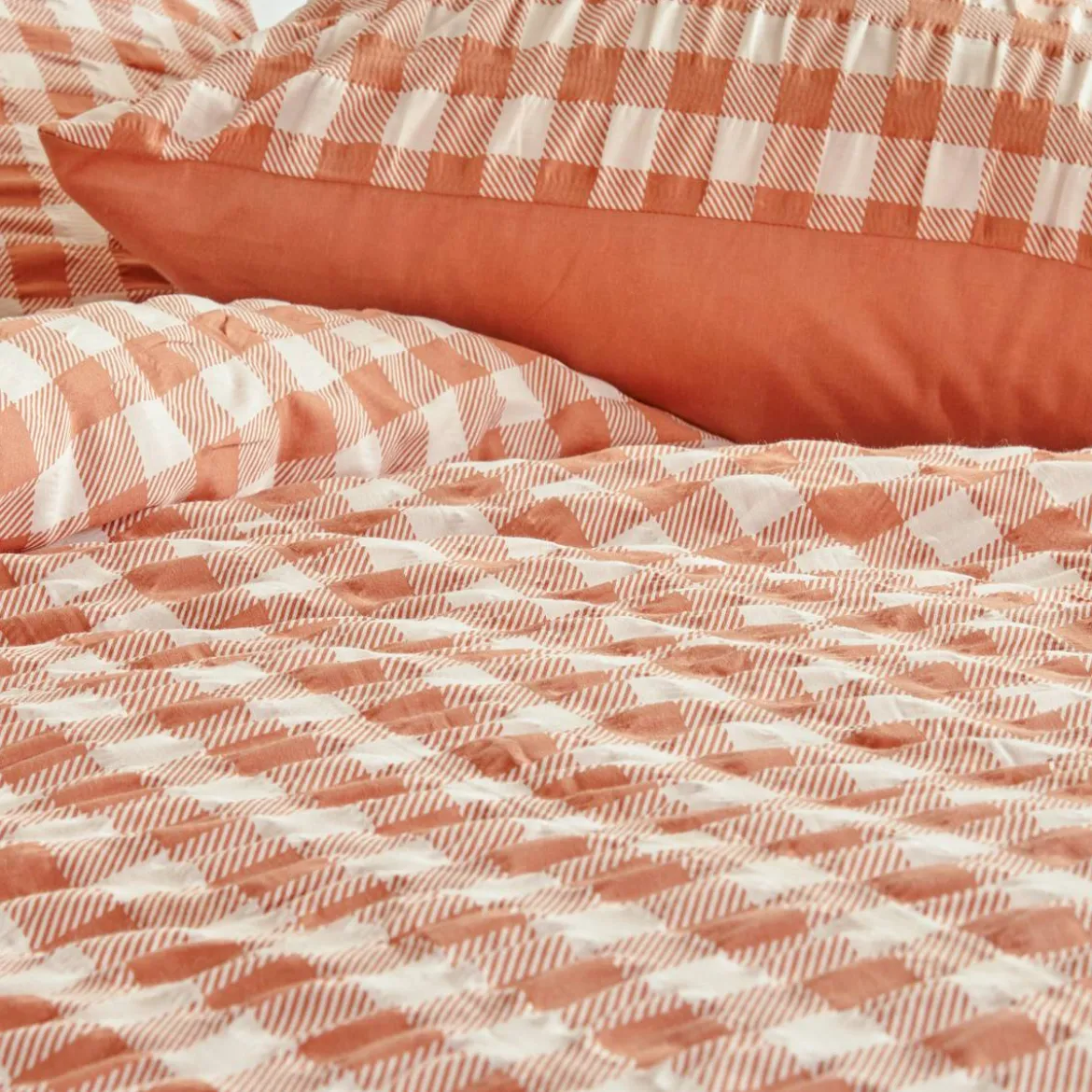 Parure de lit "Vichy"