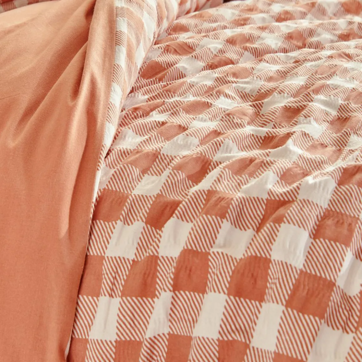 Parure de lit "Vichy"