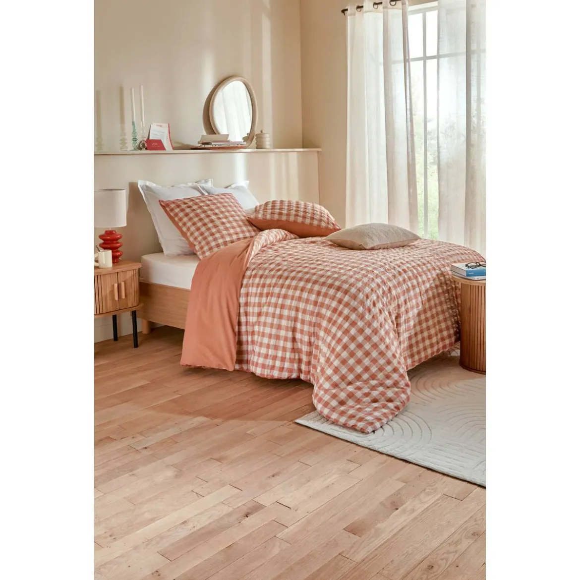 Parure de lit "Vichy"