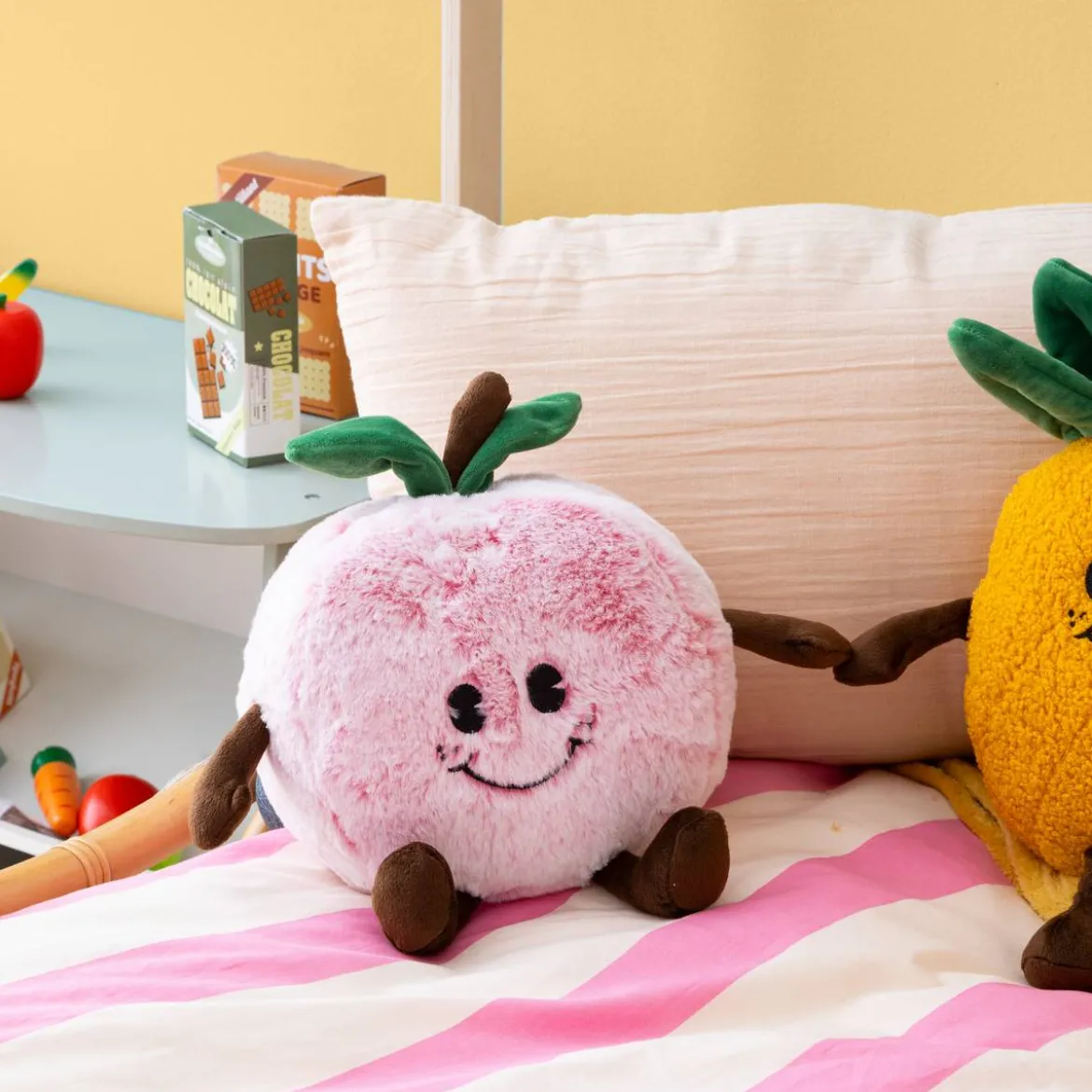 Peluche Pêche "Peachy"