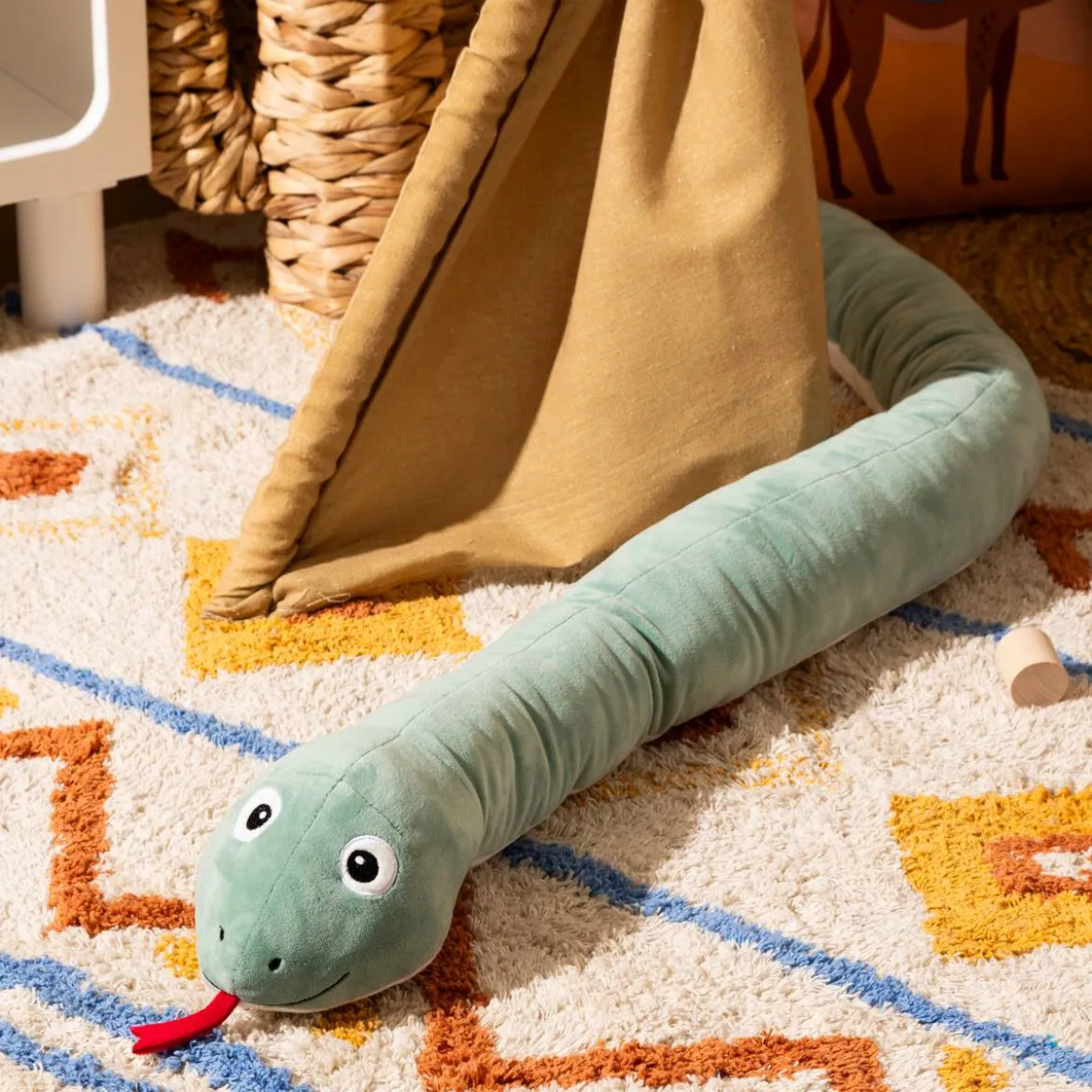 Peluche XL serpent "Acka"