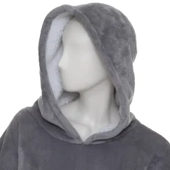 Plaid à manches capuche