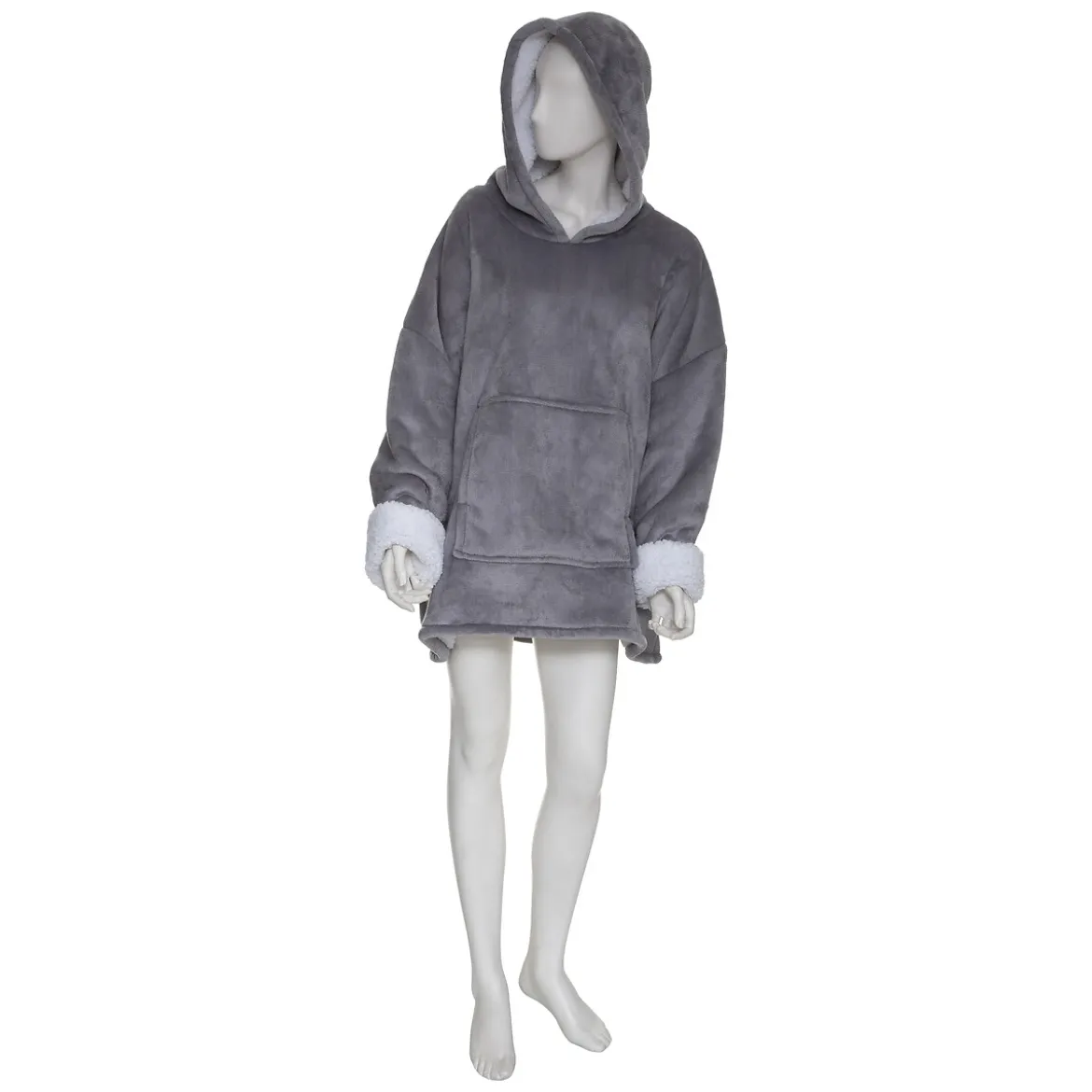 Plaid à manches capuche