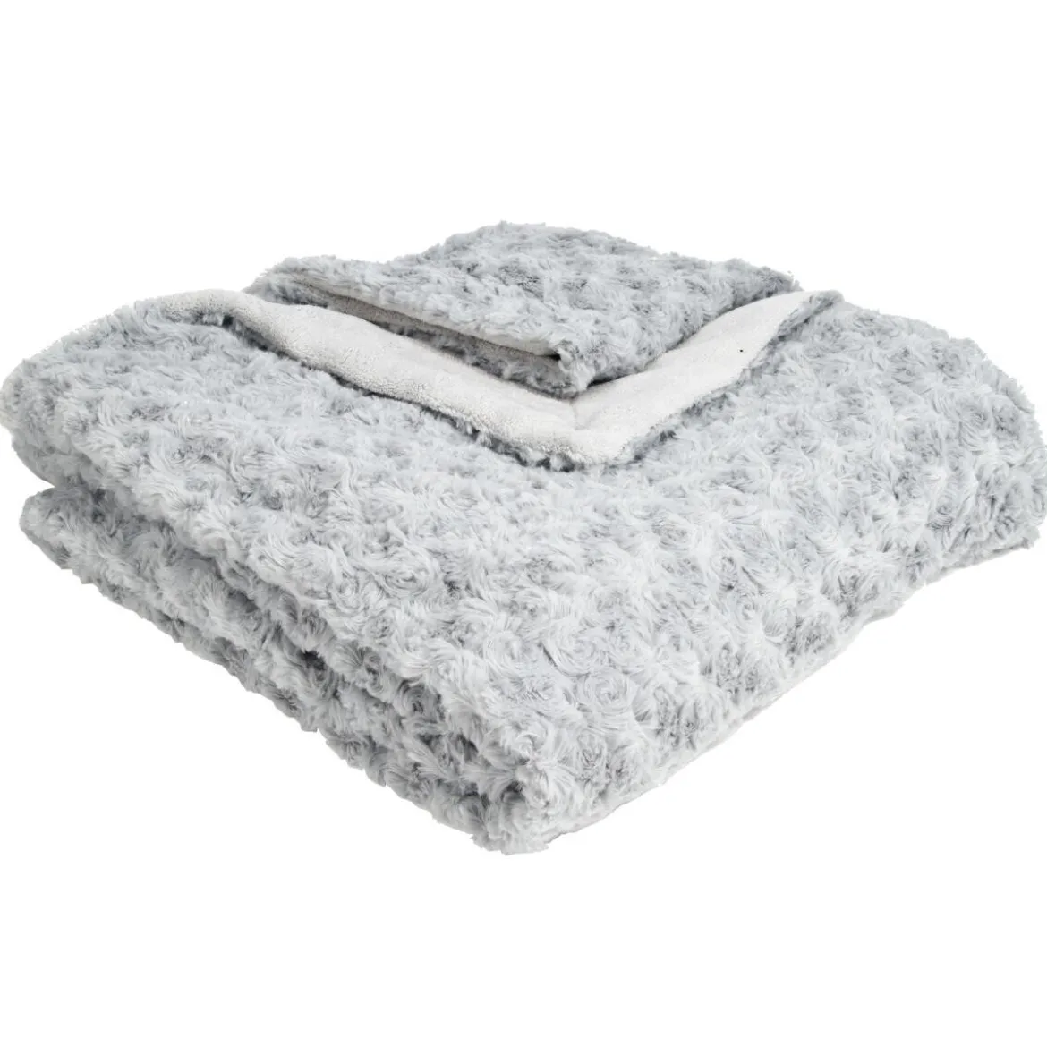 Plaid "Bouclette" fausse fourrure