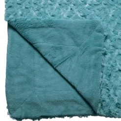 Plaid "Bouclette" fausse fourrure