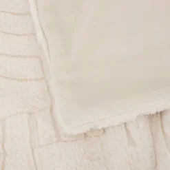 Plaid fausse fourrure jacquard "Arka"