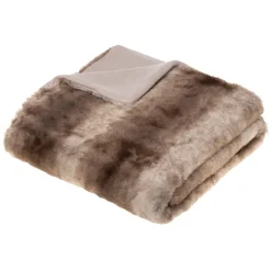 Plaid "Grizzli" fausse fourrure