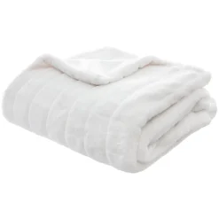 Plaid "Manoir" fausse fourrure
