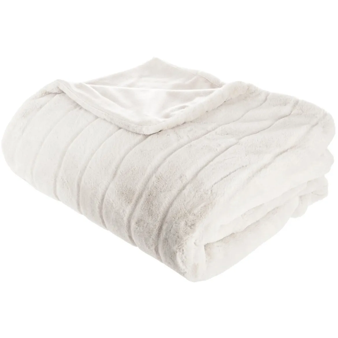 Plaid "Manoir" fausse fourrure