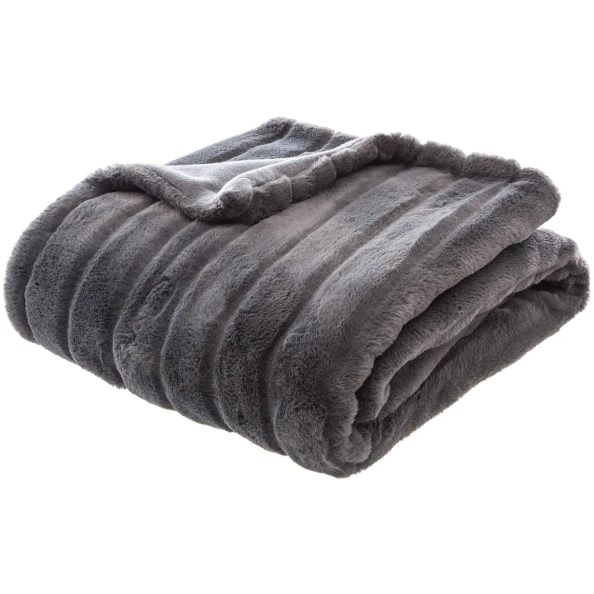 Plaid "Manoir" fausse fourrure