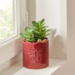 Plante artificielle en pot