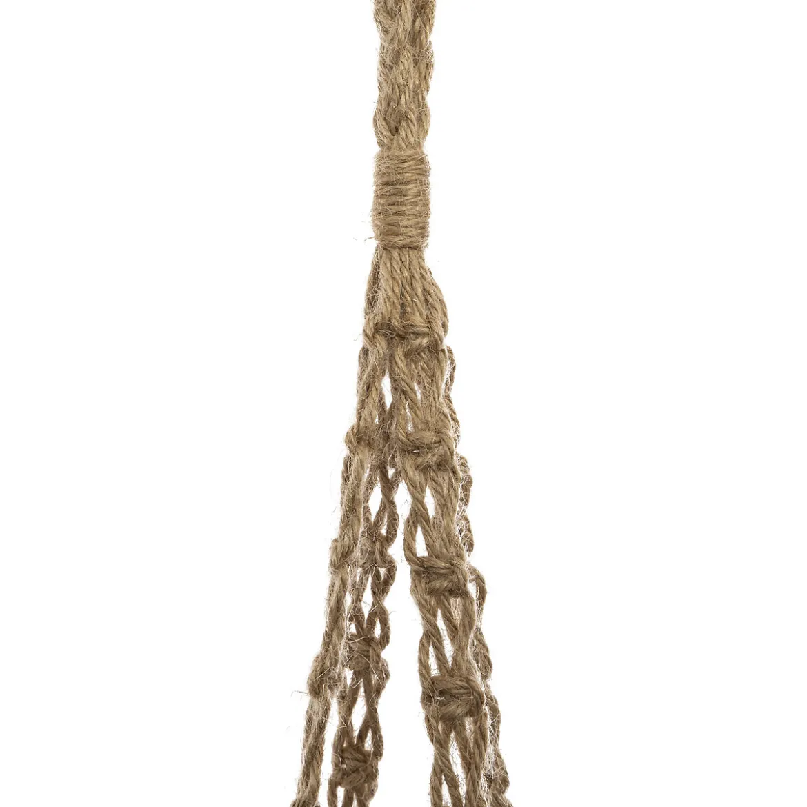 Pot suspendu jute