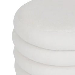 Pouf coffre bouclette
