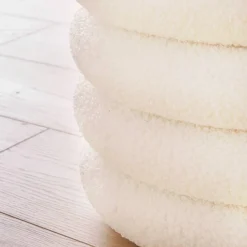 Pouf coffre bouclette
