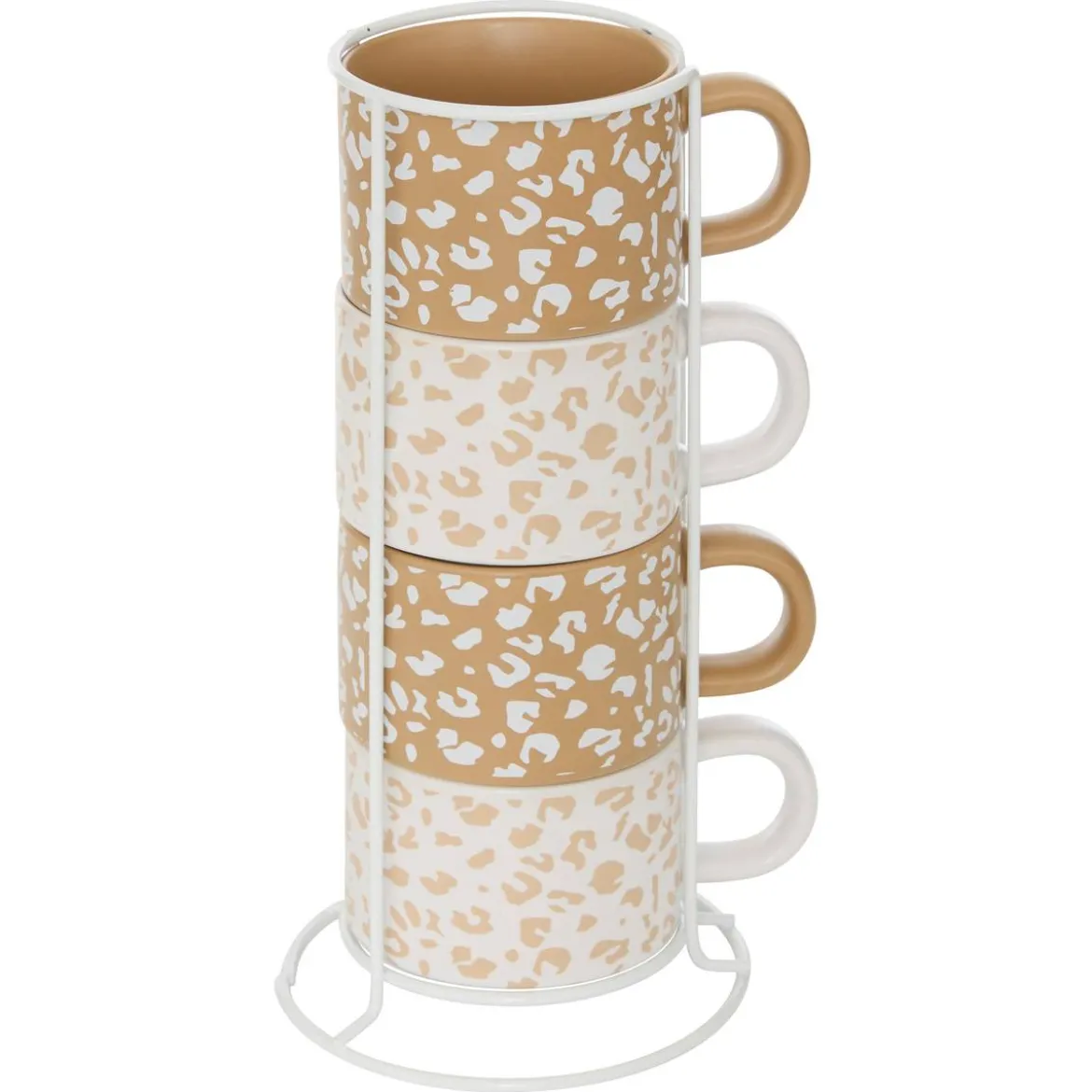 Rack 4 mugs "Leopardi"