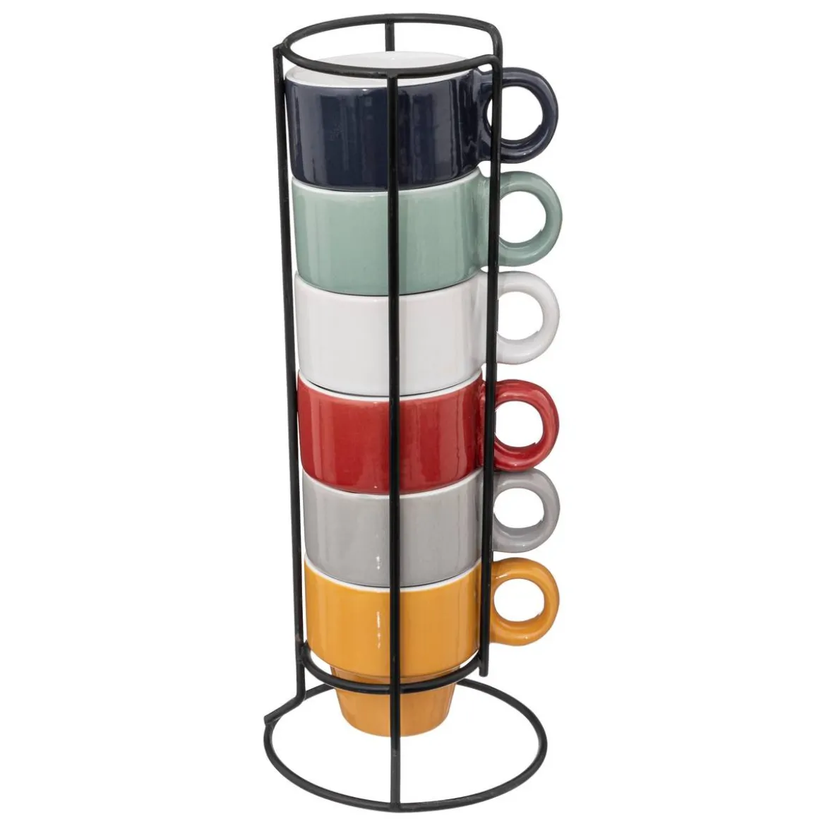 Rack 6 tasses  "Colorama"