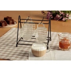 Rack 4 tasses  "Ivy"