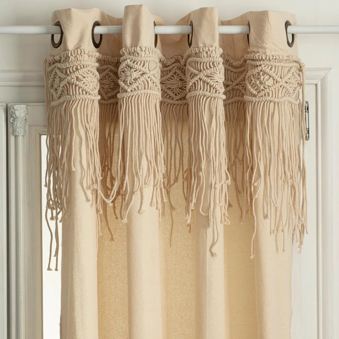 Rideau "Rituality" , macramé