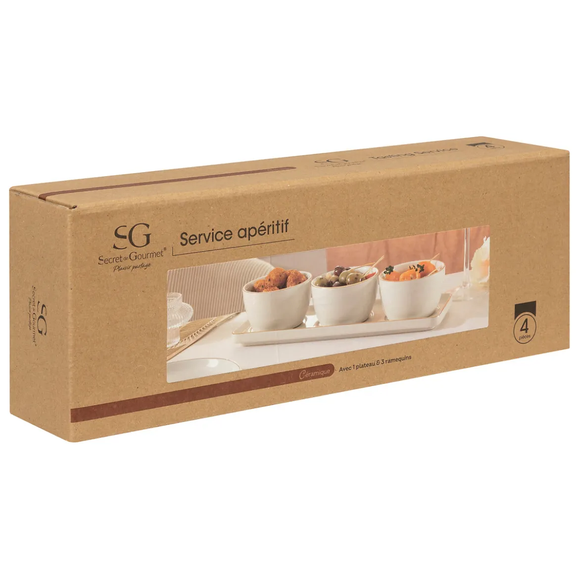 Set apéritif 4 pièces "Arya"