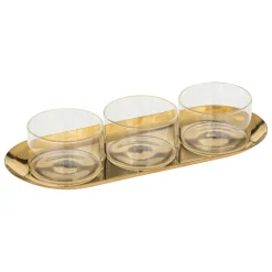 Set apéritif 4 pièces  "Automne"