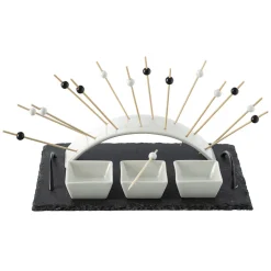 Set apéritif arc 5 pièces