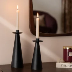 Set de 2 bougeoirs