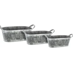 Set de 3 jardinieres