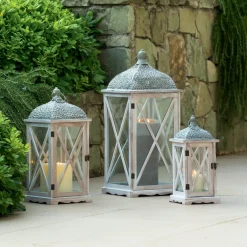 Set de 3 lanternes "Cut"